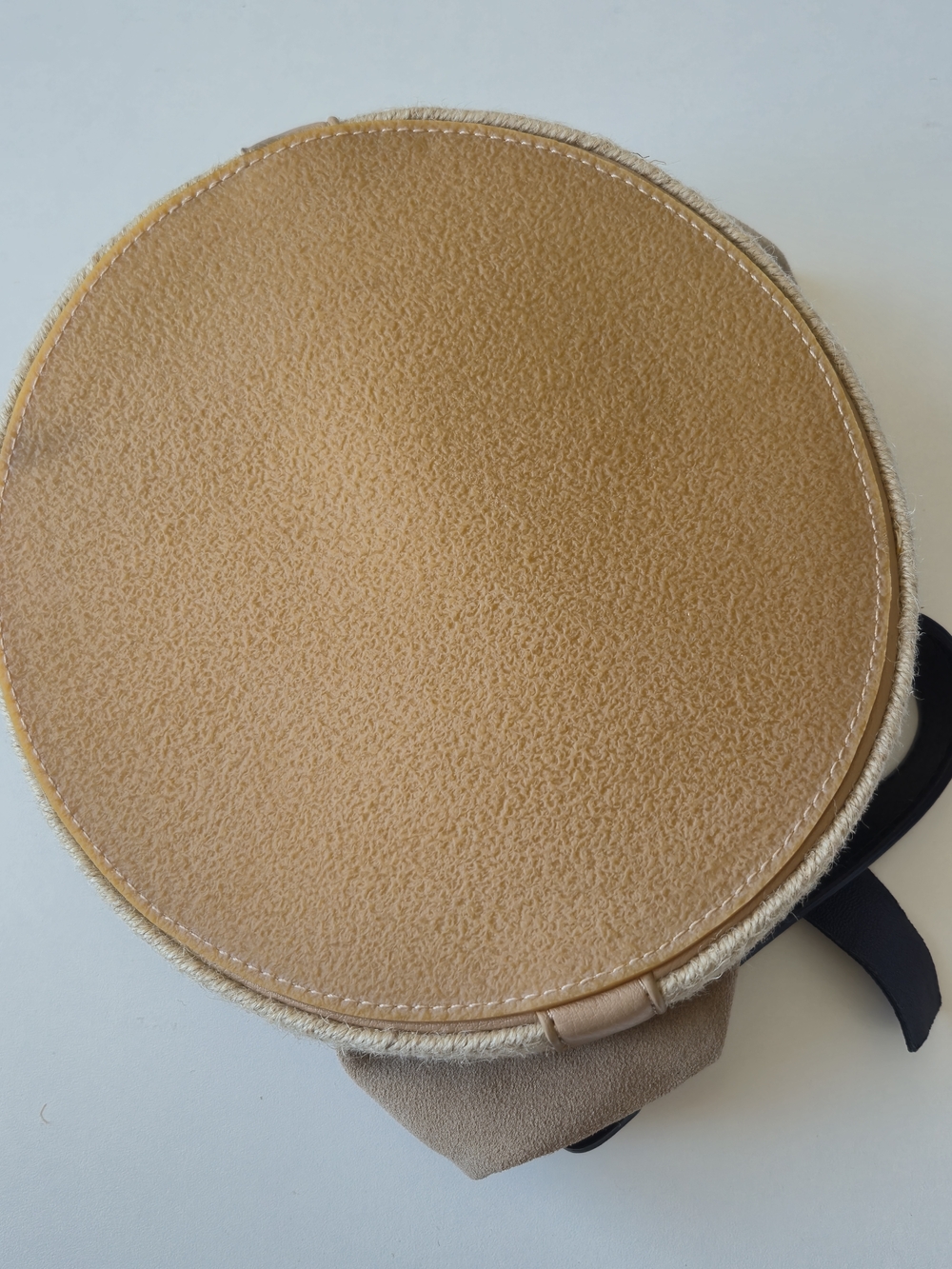 Anita Bilardi Tan Suede Espadrille Bucket, Shoulder, Bag Italy, Quiet Luxury - Picture 12 of 15